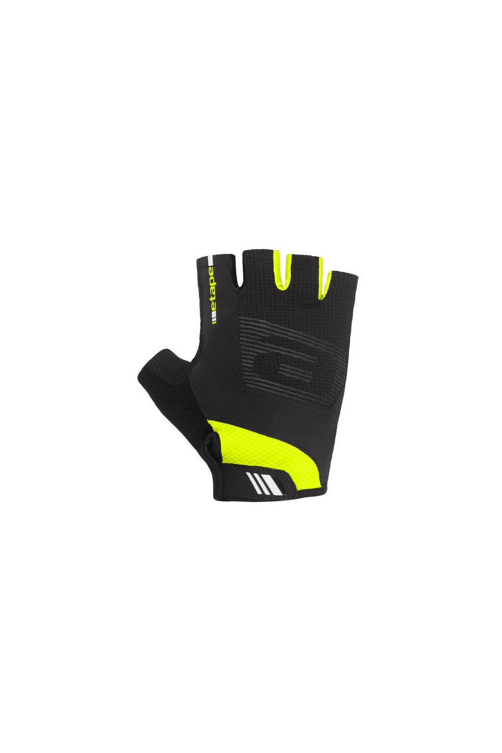 Etape – rukavice GARDA, černá/žlutá fluo