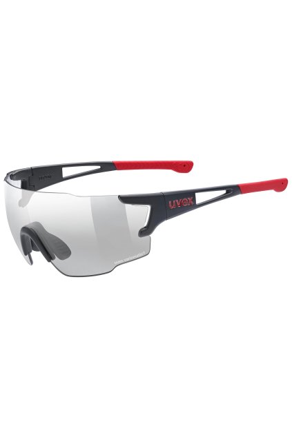 2022 UVEX BRÝLE SPORTSTYLE 804 VM, BLACK MAT - RED (2301) Množ. Uni