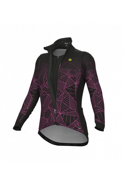 Dámská zimní cyklistická bunda ALÉ WEB PR-S, barva black