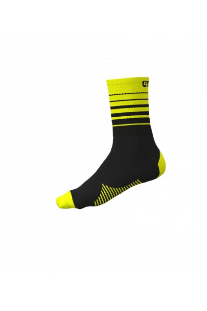 Letní cyklistické ponožky ALÉ ACCESSORI ONE, fluo yellow