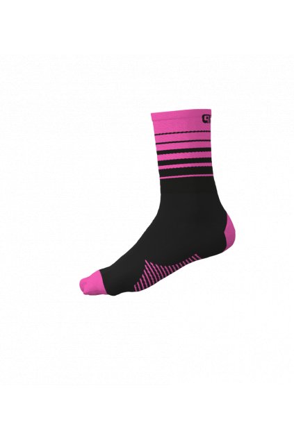 Letní cyklistické ponožky ALÉ ACCESSORI ONE, fluo pink