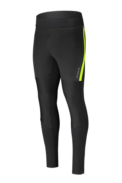 Pánské zimní sportovní kalhoty Etape SPRINTER WS, černá/žlutá fluo