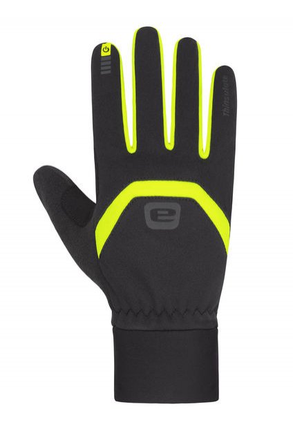 Zimní sportovní rukavice Etape PEAK 2.0 WS+, černá/žlutá fluo