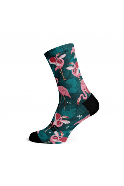 Cyklistické ponožky SOX Flamingo Socks