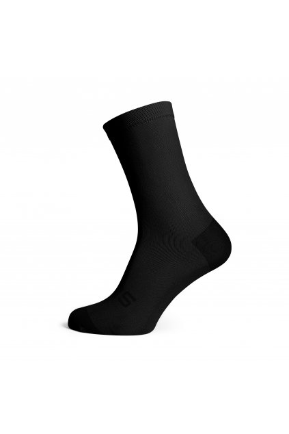 Cyklistické ponožky SOX Solid Black Socks