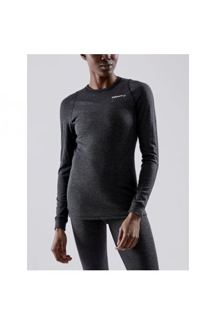 w triko craft core wool merino ls cerna