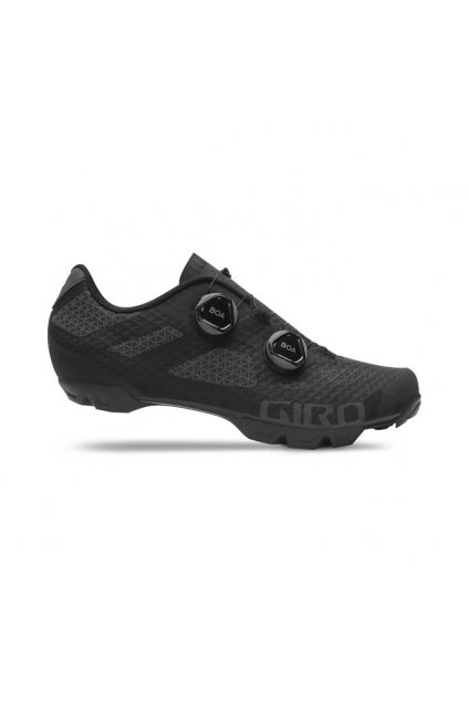 MTB cyklistické tretry GIRO Sector, Black/Dark Shadow