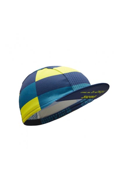 Cyklistická čepička SILVINI Cameri, navy-lime