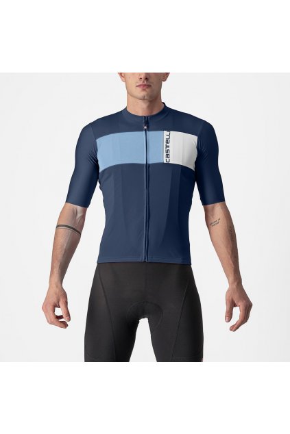 Pánský letní cyklistický dres CASTELLI Prologo 7, belgian blue