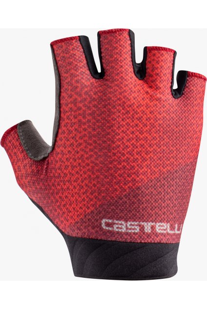 Dámské letní cyklistické rukavice CASTELLI Roubaix Gel 2, hibiscus