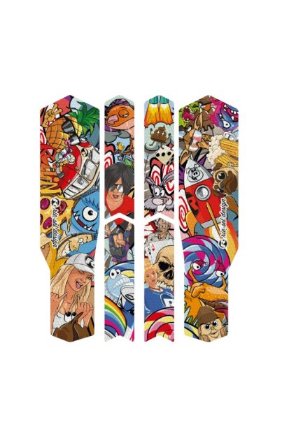Fólie pod řetěz Rie:sel TAPE 3000 Stickerbomb Eyecatcher