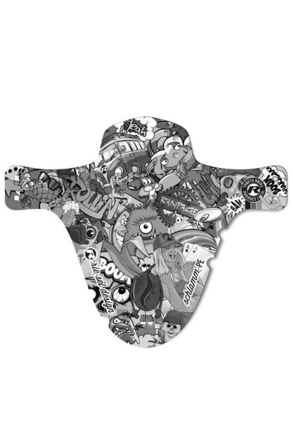 Blatník Rie:sel Schlamm:PE Stickerbomb Eyecatcher Ultra Black