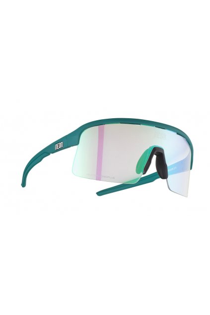 Cyklistické brýle NEON ARROW 2.0 , rámeček PETROLEUM MATT, skla PHOTOTRONIC PLUS GREEN CAT 1-3