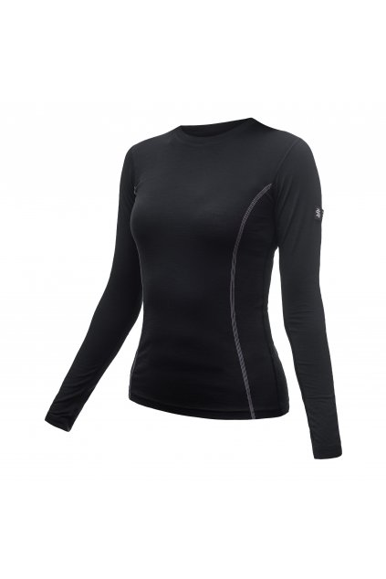 Dámské funkční triko SENSOR MERINO ACTIVE, černá