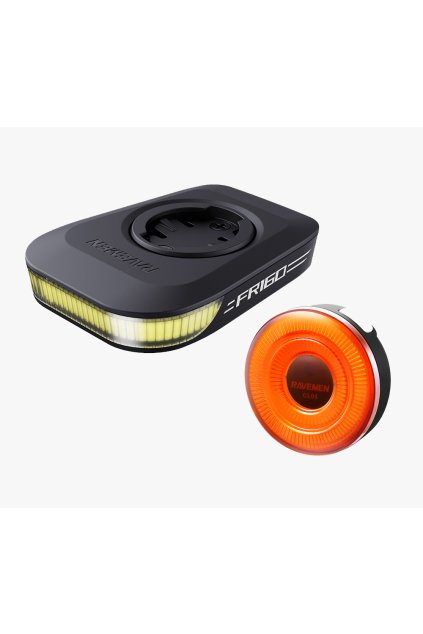 Set světel RAVEMEN LIGHTS přední FR160 + zadní CL05
