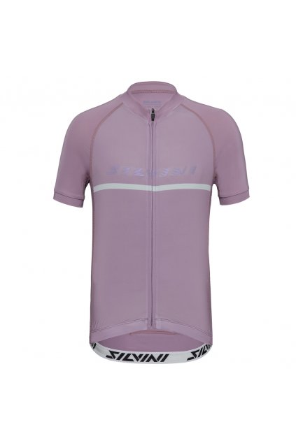 Dětský cyklistický dres SILVINI Mazzani, lilac/navy