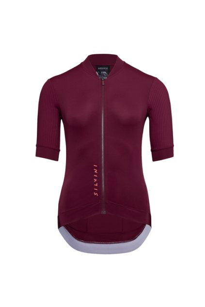 Dámský letní cyklistický dres SILVINI Trafoia, merlot