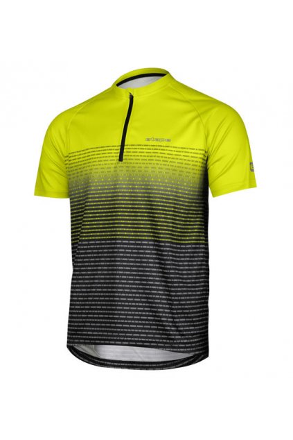 Pánský volný cyklistický dres ETAPE FREETIME 2.0, limeta/černá