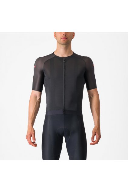 Pánský letní cyklistický dres CASTELLI Aero Race 7.0, light black