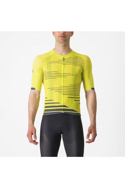 Pánský letní cyklistický dres CASTELLI Climber's 4.0, sulphur