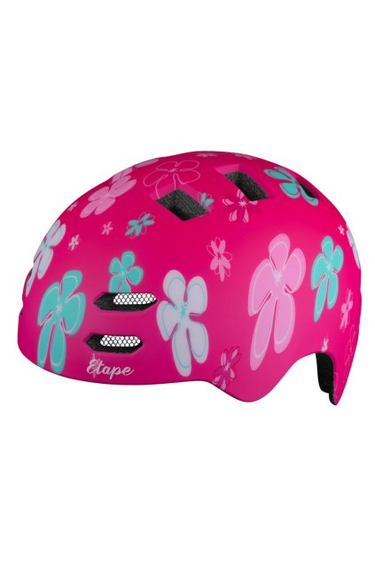 Dětská cyklistická přilba ETAPE BUDDY, růžová/mint