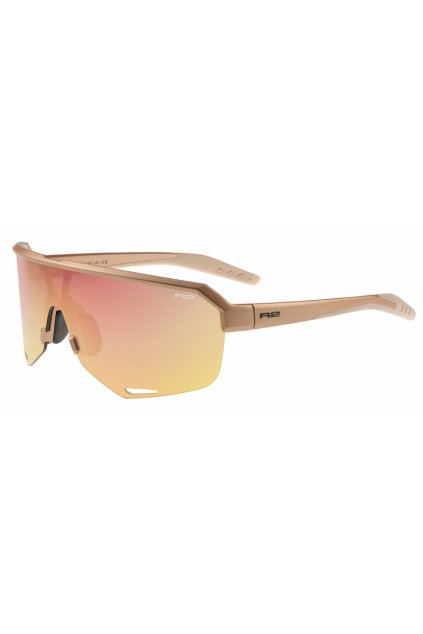 Sportovní sluneční brýle R2 FLUKE, pink metallic