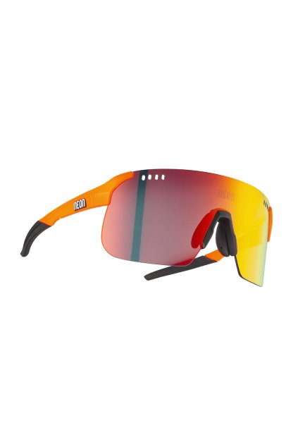 Cyklistické brýle NEON SKY 2.0 AIR, rámeček ORANGE FLUO, skla MIRROR RED CAT 3