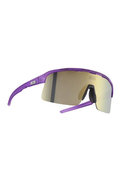 Cyklistické brýle NEON ARROW 2.0 , rámeček CRYSTAL VIOLET MATT , skla MIRROR BRONZE CAT 3