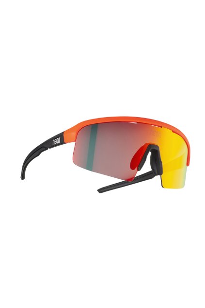 Cyklistické brýle NEON ARROW 2.0 SMALL, rámeček RED/BLACK MATT, skla MIRROR RED CAT 3