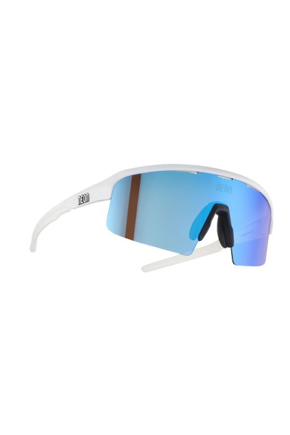 Cyklistické brýle NEON ARROW 2.0 SMALL, rámeček WHITE MATT, skla MIRROR BLUE CAT 3