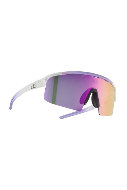 Cyklistické brýle NEON ARROW 2.0 SMALL, rámeček CRYSTAL /LISEL MATT, skla MIRROR VIOLET CAT 3