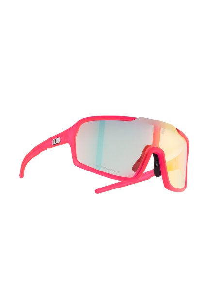 Cyklistické brýle NEON ARIZONA 2.0, rámeček PINK FLUO, skla PHOTOTRONIC PLUS RED CAT 1-3