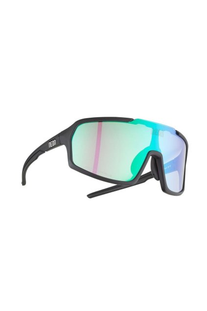 Cyklistické brýle NEON ARIZONA 2.0, rámeček BLACK MATT, skla PHOTOTRONIC PLUS GREEN CAT 1-3