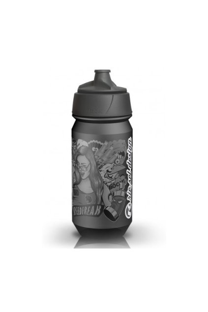 Bidon Rie:sel 500ml stickerbomb ultra black