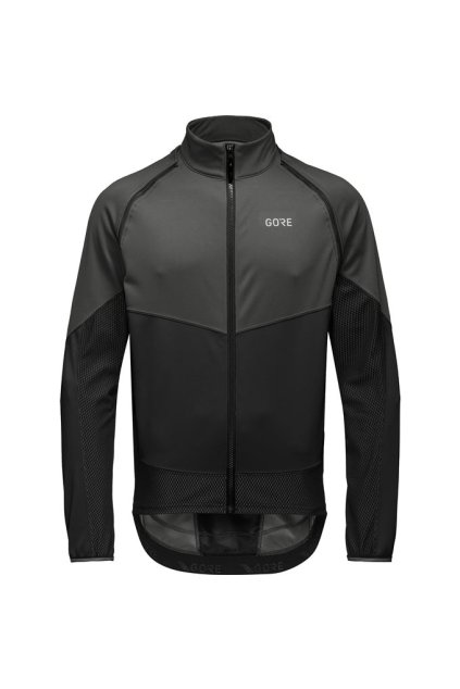 Pánská nepromokavá cyklistická bunda GORE Phantom Jacket Mens, terra grey/black