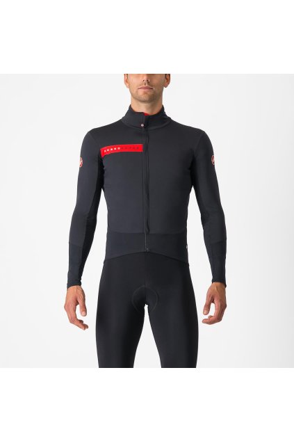 Pánská cyklistická bunda CASTELLI Beta RoS, light black