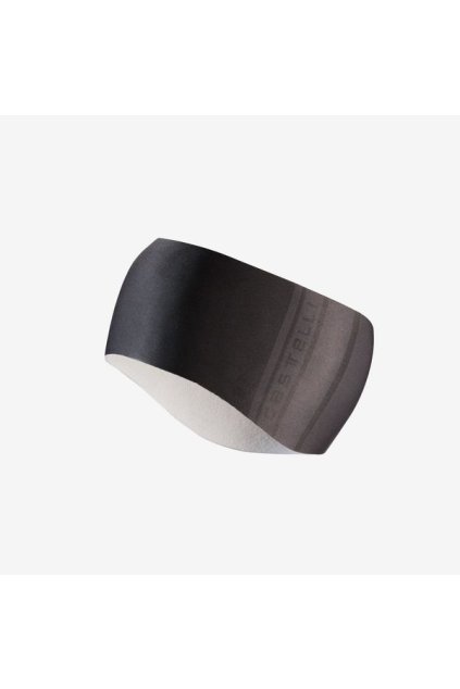 Zateplená cyklistická čelenka CASTELLI Pro Thermal 2, light black