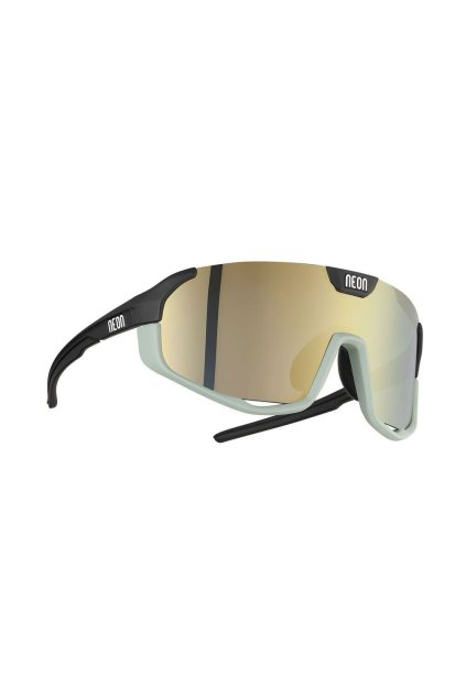 Cyklistické brýle NEON CANYON, rámeček ARMY GREEN/BLACK MATT, skla MIRROR BRONZE CAT 3