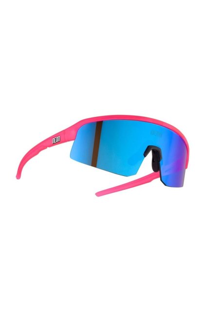 Cyklistické brýle NEON VIPER, rámeček CRYSTAL PINK FLUO, skla MIRROR BLUE CAT 3