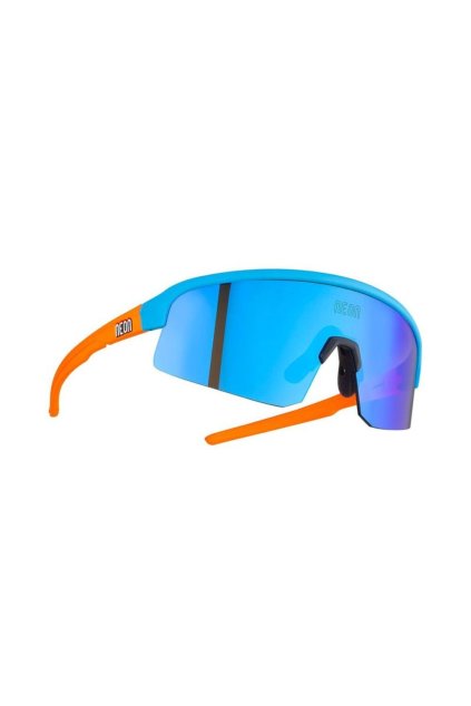 Cyklistické brýle NEON VIPER, rámeček CYAN ORANGE, skla MIRROR BLUE CAT 3
