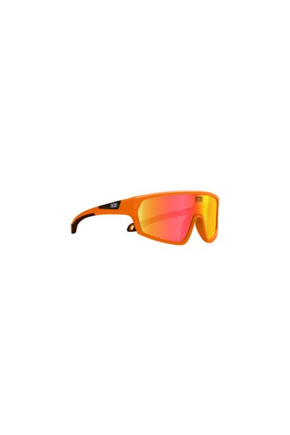 Dětské cyklistické brýle NEON LOOP, rámeček ORANGE, skla MIRROR RED CAT 3