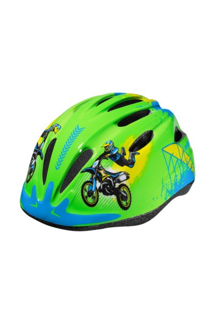 Dětská cyklistická přilba ETAPE REBEL, zelená