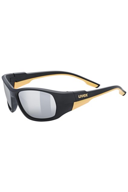 Dětské sportovní sluneční brýle UVEX SPORTSTYLE 514, black matt/mir. silver