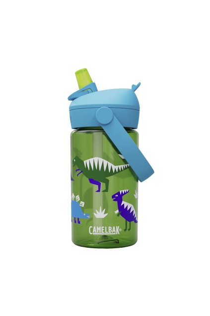 Dětská láhev na kolo CAMELBAK Thrive Flip Straw Kids 0,4l Hip Dinos