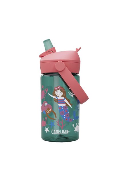 Dětská láhev na kolo CAMELBAK Thrive Flip Straw Kids 0,4l Mermaid Friends