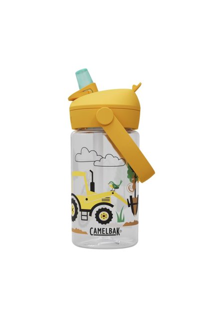 Dětská láhev na kolo CAMELBAK Thrive Flip Straw Kids 0,4l Tractors and Trees