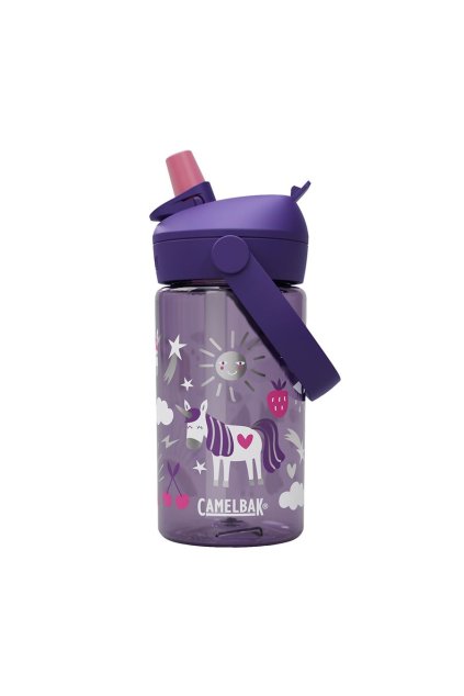 Dětská láhev na kolo CAMELBAK Thrive Flip Straw Kids 0,4l Unicorn Party