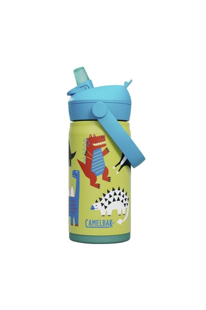 Dětská sportovní termo láhev CAMELBAK Thrive Flip Straw Kids VSS 0,35l Dino Jam
