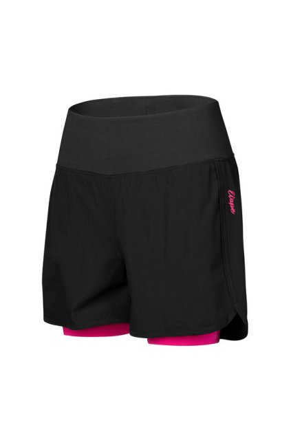 Dámské volné cyklistické kalhoty ETAPE CLAUDIA, černá/růžová