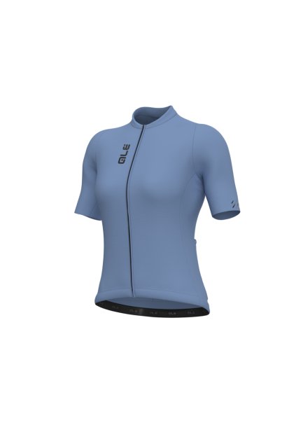 Dámský letní cyklistický dres ALÉ COLOR BLOCK PRAGMA, iris